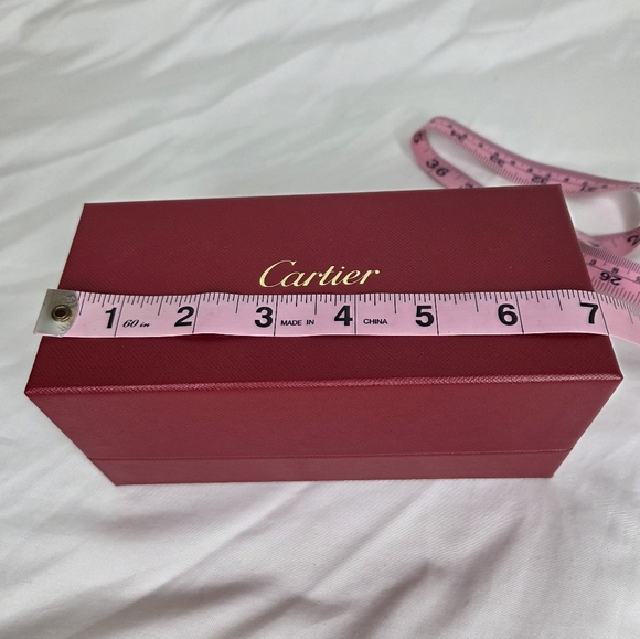 Cartier Elegant Red Sunglasses Storage Box - Picture 6 of 8